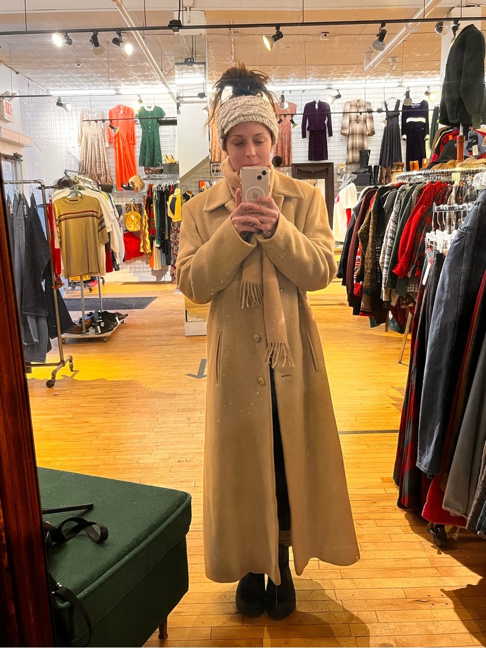 Vintage Gallo Pure Camel Coat - Full Length